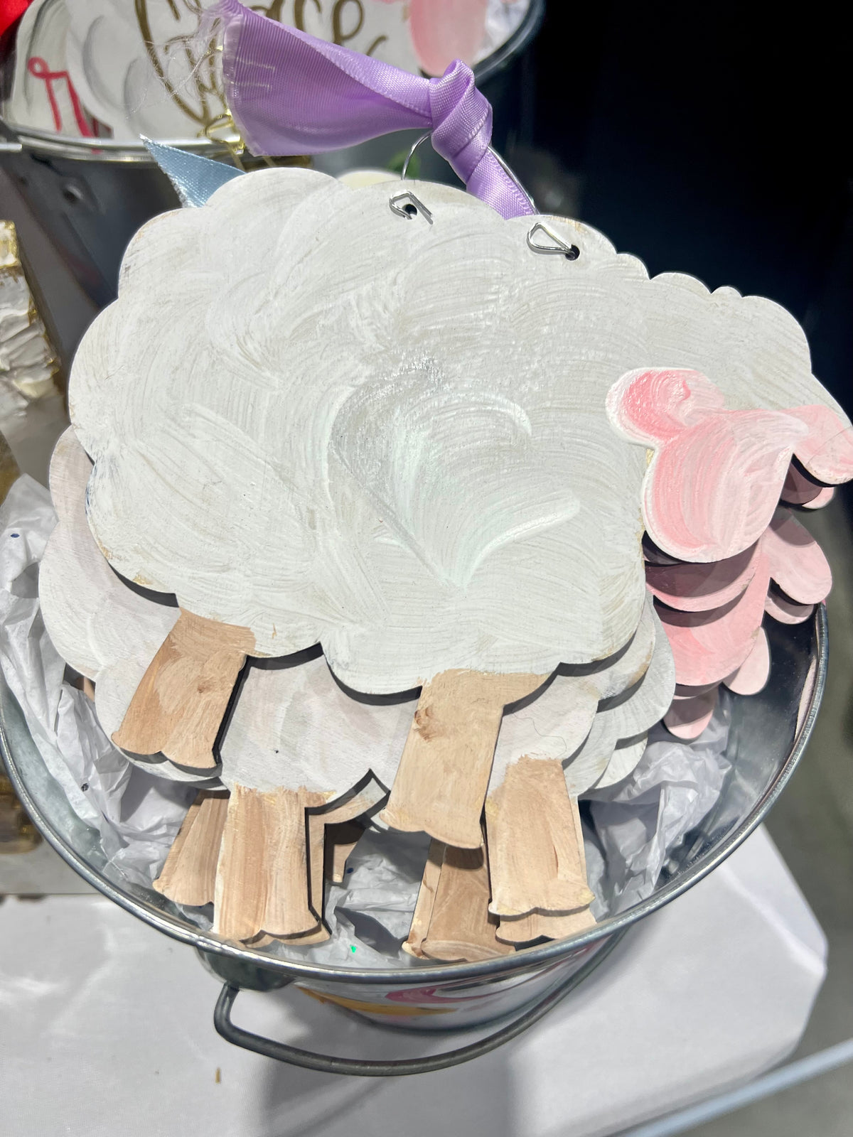 White Sheep Ornament