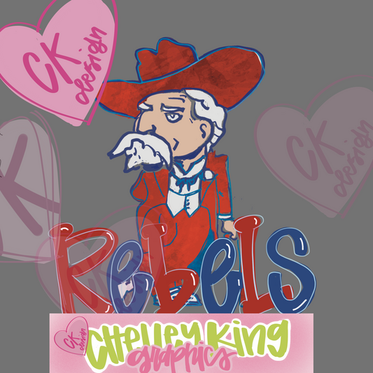 Hand lettered blue and red Rebel Man bubble word art instant digital download PNG&nbsp;

Would you like this custom to your state or team?&nbsp; Please reach out to me at chelley@chelleyking.com!&nbsp; I would love to do one for you!:)