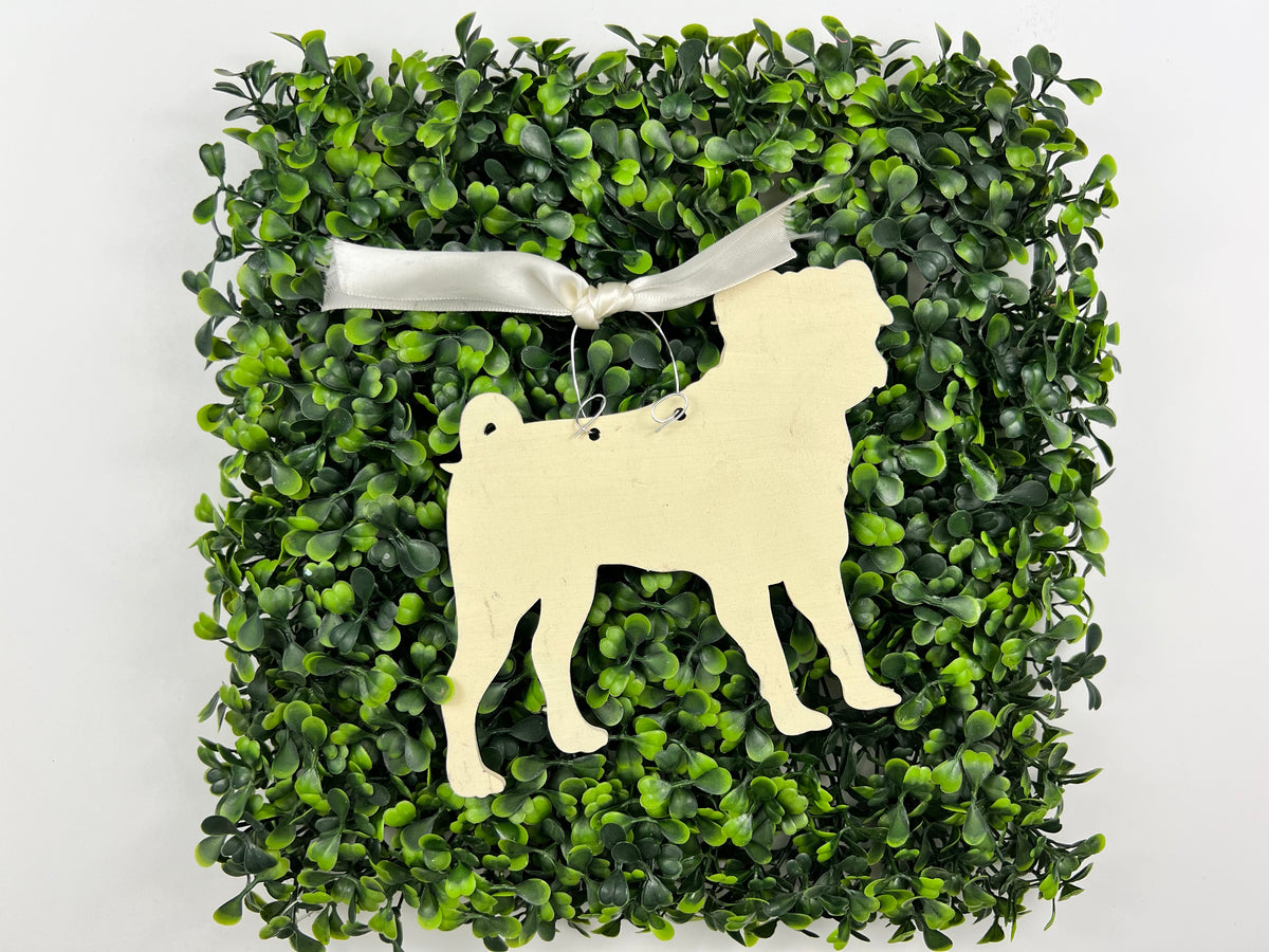 Pug Dog Ornament