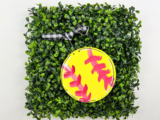 Softball Ornament