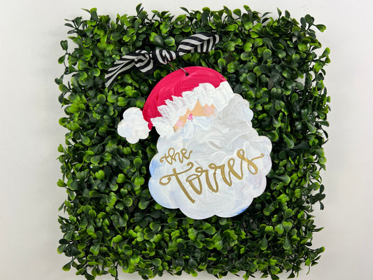 Santa Face Christmas Ornament